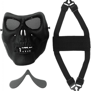 New Halloween Đảng nhăn nhó đầy đủ mặt bảo vệ bộ xương an toàn CS trò chơi trang phục ngoài trời trò chơi chiến thuật cosplay mặt nạ - Product Image 5