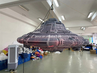 Ballon gonflable OVNI Alien pour décoration événementielle et éclairage, à suspendre