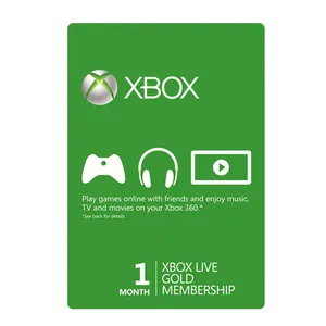 Xbox Live Gold Abonnement Card 1 Maand Global Xbox Live