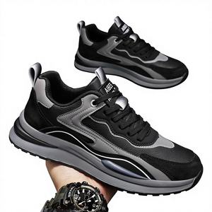 Sneakers tendance pour hommes de haute qualité, best-sellers, en PU, style décontracté, semelle épaisse, semelle extérieure en caoutchouc, couleurs mélangées - Product Image 1