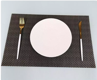 Sets de table brodés personnalisés, ligne de Production complète, sous-verres personnalisés, sets de table pour enfants