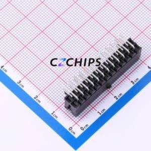 W300220KC-24PB2123 Wire-to-Board Pin Header Bent Lead Through Hole,P=3mm Connector 2x12P 3mm Right Angle Insert Micro-Fit MX 3.0 - Product Image 2