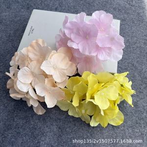 Fleurs artificielles Qiye, têtes de fleurs d'hortensia en soie, lot de 21 pièces, décoration de mariage pour toiles de fond, murs fleuris, arches - Product Image 4