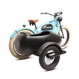 TXED <span class=keywords><strong>Vélo</strong></span> <span class=keywords><strong>Électrique</strong></span> Cruiser <span class=keywords><strong>à</strong></span> Pneus Larges 26 Pouces, Meilleure Vente, Frein <span class=keywords><strong>à</strong></span> Disque, Moteur Arrière 48V 500W, Side-car, Chopper de Plage, E-bike - Product Image 3