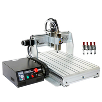 Machine de gravure CNC à port USB de bureau 6040Z 2200W pour le travail du bois et de l'aluminium PVC ABS PCB