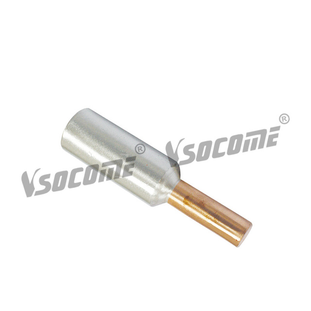 High Quality Bimetallic Ferrule Copper Aluminum Copper Connector Cable Lug Splice Friction Welded Tin Plated IEC 61238-1
