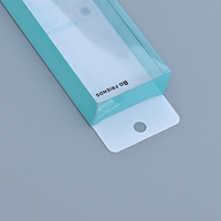 Boîte cadeau transparente en plastique PET avec impression personnalisée en relief et cintre pour l'emballage des produits d'épicerie et des supermarchés
