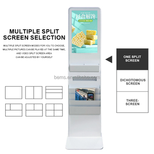 Trong nhà tầng đứng <span class=keywords><strong>LCD</strong></span> hiển thị wifi mạng 21.5 "HD màn hình quảng cáo kỹ thuật số biển Totem kiosk cho siêu thị Mall thư viện - Product Image 6