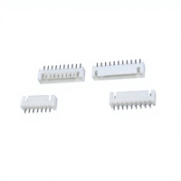 Connecteur mâle droit XH2.54 en cuivre avec boîtier PA66, connecteur de broches 2.54mm XH-AW 2P-14P pour connexions de fils