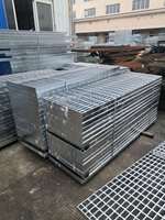 Grille en acier robuste pour routes minières et plateformes de criblage