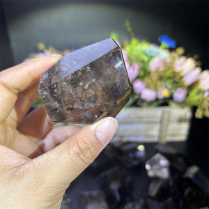 All'ingrosso naturale cristallo curativo Fengshui pietra grande fumoso grande chiaro quarzo fumoso forma libera per ornamento - Product Image 3