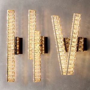 Qualité bas prix bon prix hôtel montage applique murale moderne nordique luxe cristal applique led pour l'éclairage du couloir - Product Image 4