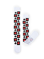 Medias de látex desechables de invierno estilo gótico punk con diseño de esqueleto y rosas, por encima de la rodilla, para cosplay y fiestas.
