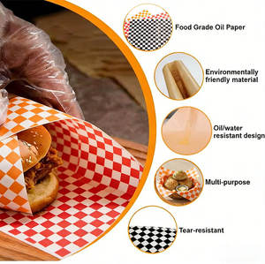 Carta da Imballaggio Personalizzata per Ristoranti e Panetterie, Stampa il Tuo Marchio, per Hamburger, Sandwich, Fast <span class=keywords><strong>Food</strong></span> e Asporto - Product Image 4