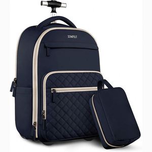 Free Sample High Quality Soft Roller Camping <b>Luggage</b> Wheeled Duffel Bags Sports <b>Trolley</b> Rolling Gym Travel Bag With Wheels - Product Image 4