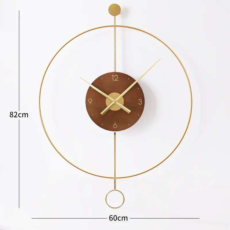 Creativo 2023 sala de estar simple decoración de pared reloj decoración del hogar nórdico moderno minimalista Relojes de pared diseño arte reloj de péndulo