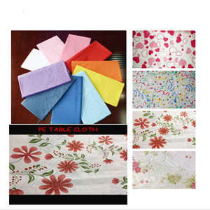 Premium <strong>Plastic</strong> + Flannel Tablecloth 54in X 108in Rectangle <strong>Plastic</strong> <strong>Table</strong> <strong>Cover</strong> for Parties - Product Image 5