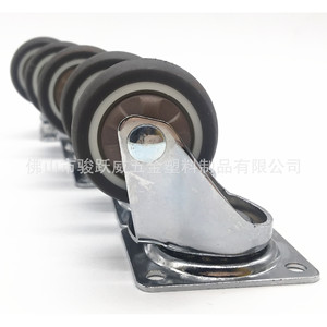 Furniture Casters 1.2 Inch TPR <b>Swivel</b> Wheel With Single Bearing Silent For Furniture - Product Image 5