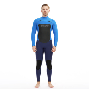 Factory Supplier OEM 3mm Neoprene Chest Zip <strong>Wetsuit</strong> for <strong>Adult</strong> &amp; Youth Blue Men's Diving Suit - Product Image 1