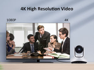 Caméra PTZ 4k ultra haute définition avec fonction intelligente de suivi de l'IA et système de vidéoconférence pour <span class=keywords><strong>réunion</strong></span> en ligne - Product Image 3