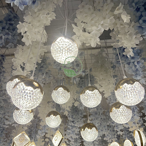 Vente en gros de lustre planet créatif pour mariage à 10 têtes plafond de salle de mariage décoration étoilée maison lustre plafonniers - Product Image 4