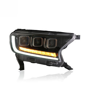 ไฟหน้า LED สำหรับ <span class=keywords><strong>Ford</strong></span> <span class=keywords><strong>Everest</strong></span> ปี 2016-2019 พร้อมเลนส์โปรเจคเตอร์ ไฟ DRL และไฟเลี้ยวแบบไดนามิก ชุดประกอบสำเร็จ - Product Image 2