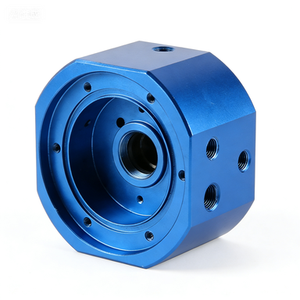 ชิ้นส่วนอุตสาหกรรมที่ผลิตด้วยเครื่อง CNC ความแข็งแรงสูง - ตัวเรือนวาล์วนิวเมติกสแตนเลสพร้อมรูเกลียวที่มีความแม่นยำ - Product Image 1