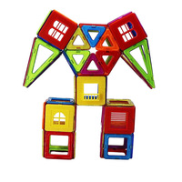 Promoción de 60 Piezas, Bloques de Construcción Magnéticos DIY, Material ABS, Juguetes Magnéticos de Coche para Niños, para Juego Creativo