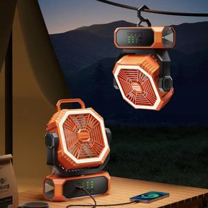 Customized 10000mAh USB Electric Oscillating Table <b>Fan</b> Portable Remote Control Strong Wind Camping <b>Fan</b> - Product Image 2