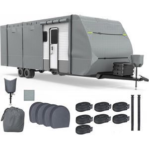 Protection UV <span class=keywords><strong>4</strong></span> couches <span class=keywords><strong>Housse</strong></span> de <span class=keywords><strong>caravane</strong></span> non tissée pour camping-car et VR Impression de logo disponible - Product Image 2