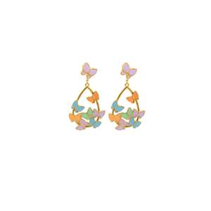 Pendientes de Moda con Diseño de Mariposa, Acero Inoxidable 316L, Baño de Oro PVD, Resistentes y Sostenibles - Product Image 1