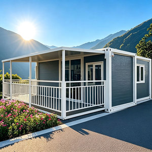 Maison conteneur extensible à double aile de 3 à 5 chambres pour usage agricole, design moderne, prix bas, prête à être expédiée - Product Image 1