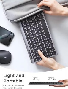Teclado Sem Fio <span class=keywords><strong>Slim</strong></span> UGREEN K551 com 78 Teclas, Troca Gratuita entre 3 Dispositivos e Compatível com Windows, MacOS e iOS - Product Image 4