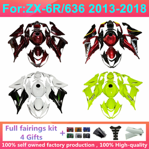 Nuevo Kit Completo de Carenado para Motocicleta ABS, Compatible con Zx6r 636 Zx-6r 2013 2014 2015 2016 2017 2018, Kits de Carenado, Carrocería Zx-6r/636 2013- - Product Image 2