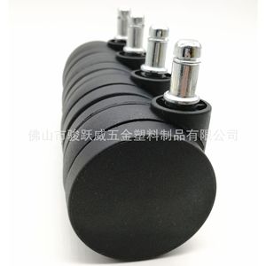 Ruedas para Muebles de 60 mm de Diámetro, Giratorias, Silenciosas, Negras, para Sillas de Oficina - Product Image 5