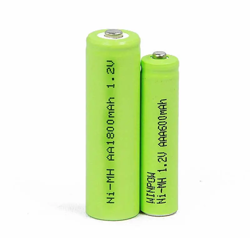 Batterie rechargeable nimh AA 1000mah 1.2V haute température AA 1000mah Ni-MH batterie nicd