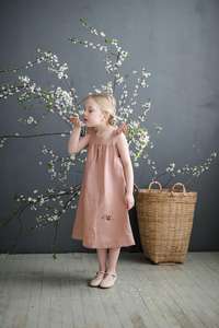 Hot Sale Baby Girl <strong>Dresses</strong> Ruffle Sleeve Linen Princess Party Kids <strong>Dress</strong> <strong>Mummy</strong> <strong>and</strong> <strong>Me</strong> Line Summer <strong>Dress</strong> - Product Image 6