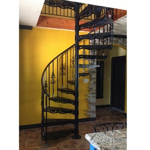 Escaleras Espirales Modernas Tanlong, Diseño de Escalera de Hierro Forjado, Escalera Espiral de Hierro Forjado para Interiores - Product Image 4