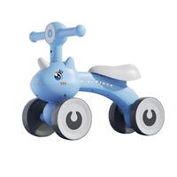 Vélo d'équilibre à propulsion électrique pour enfants de 2 à 4 ans, musique, éclairage, quatre roues, anti-retournement, marcheur