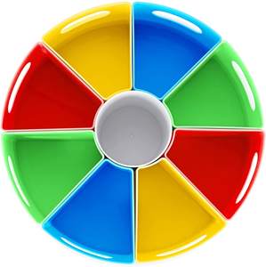 Organisation et stockage de bureau à domicile Organisateurs de fournitures d'art Organisateur coloré Lazy Susan Cabinet Organizer - Product Image 4