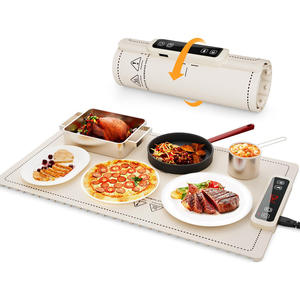 Bandeja de Silicona Plegable y Portátil, Enrollable, con Diseño Ecológico, Estilo Europeo, para Calentar Alimentos, Venta al Por Mayor - Product Image 1