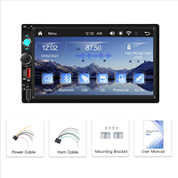 Autoradio Bluetooth 2 Din 7 pouces, sans fil, Carplay, Android Auto, MP5, pour voiture, Mirror Link, Type-C/USB, chargement FM, Audio universel pour voiture