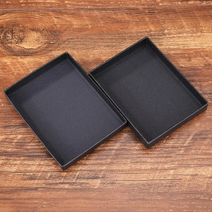 Custom Matte Black Small Rigid Paper Cardboard Gift Packaging Folding <b>Box</b> for Gift <b>Packing</b> - Product Image 3