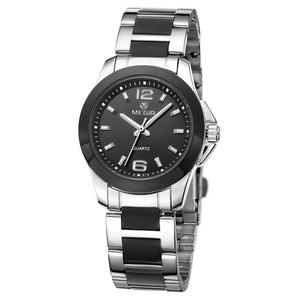 นาฬิกาคู่รักนาฬิกาควอทซ์สายเหล็กดีไซน์กันน้ำนาฬิกาลำลองอินเทรนด์ - Product Image 5