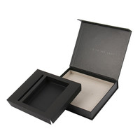 Scatola a portafoglio con chiusura magnetica in cartone con logo personalizzato di lusso Premium