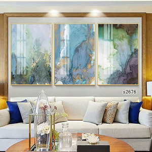 Immagine personalizzata all'ingrosso 5mm di spessore pittura astratta HD <span class=keywords><strong>stampa</strong></span> digitale appeso a parete stampe d'arte su acrilico - Product Image 3
