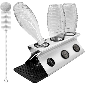 Porte-<span class=keywords><strong>Bouteille</strong></span> De soda <span class=keywords><strong>SodaStream</strong></span> <span class=keywords><strong>bouteille</strong></span> rack Goutte À Goutte En Acier Inoxydable Titulaire pour Soda Stream Cristal, Facile, Fusible, Emil Bouteilles - Product Image 1
