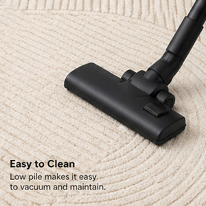 Elegante <span class=keywords><strong>Tappeto</strong></span> Moderno <span class=keywords><strong>Rotondo</strong></span> in Lana Neozelandese, Minimalista, Testurizzato, a Pelo Tagliato, Annodato a Mano, per Soggiorno, Hotel, Camera da Letto - Product Image 5