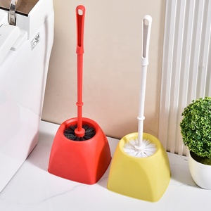 Ensemble de Brosses WC Sunshine Premium en <span class=keywords><strong>Nylon</strong></span>, Brosses de Nettoyage Efficaces en Plastique pour Frotter, Conçues avec Support pour la <span class=keywords><strong>Main</strong></span> - Product Image 1