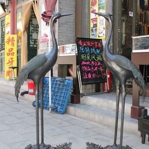 Escultura de Animales para Exteriores, Tortugas y Grullas de Bronce, 120 cm de Alto, 50 kg, Personalizable con Impresión Digital y Fundición - Product Image 2